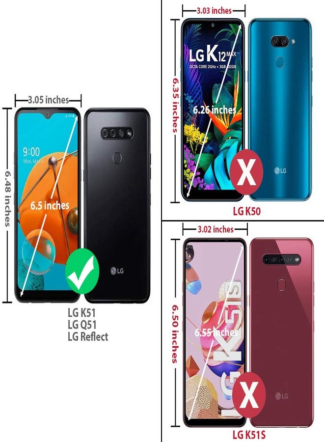 TJ's TJS [3-Pack] Screen Protector Compatible with LG K51/LG Q51/LG Reflect [Screen Coverage][Tempered Glass] Case Friendly Screen Protector Anti-Fingerprint, Bubble Free (Clear) - Image 2