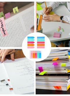 Y&D 750pcs Index Tabs Flags, Self-Adhesive Sticky Page Writable Book Markers Flags for Reading Index, File Folders, Notes - Easy to Remove (Candy Color)  - Image 2