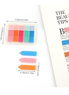 Y&D 750pcs Index Tabs Flags, Self-Adhesive Sticky Page Writable Book Markers Flags for Reading Index, File Folders, Notes - Easy to Remove (Candy Color)  - Image 4