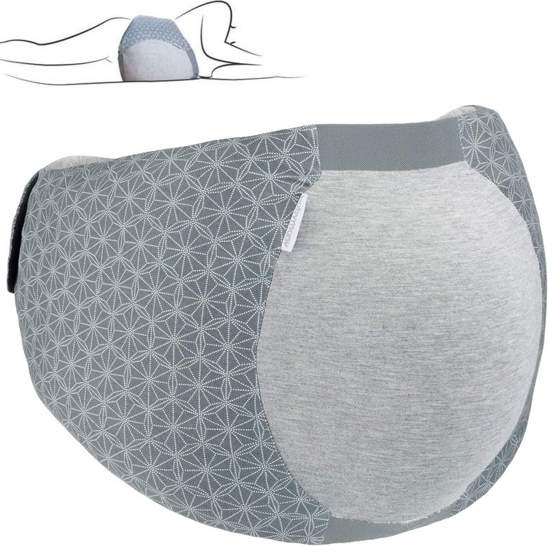 Babymoov Dream Belt Sleep Aid Maternity Sleep Support  Wedge for Ultimate Comfort during Pregnancy Large  XLarge Grey - Image 1