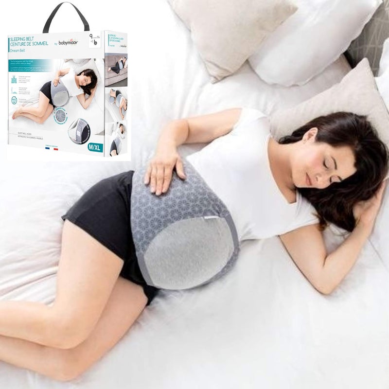 Babymoov Dream Belt Sleep Aid Maternity Sleep Support  Wedge for Ultimate Comfort during Pregnancy Large  XLarge Grey - Image 4