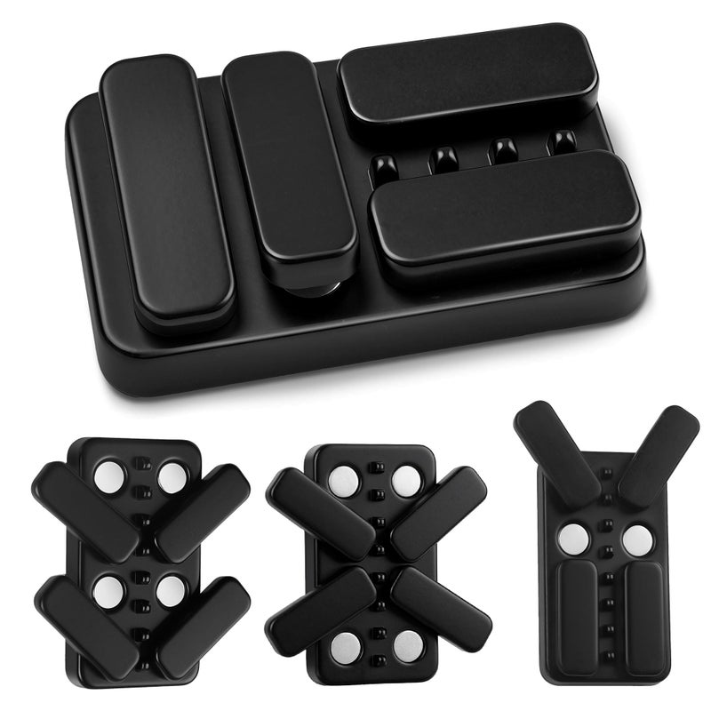 Chilvil Metal Fidget Clicker Slider Magnetic Toys for Adults Figette Keyboard Silent Desk Office Small EDC Quiet ADHD Anxiety and Stress Relief Pain Stim Items Cool Figits Gadgets Stuff Gift for Teens Mens - Image 3