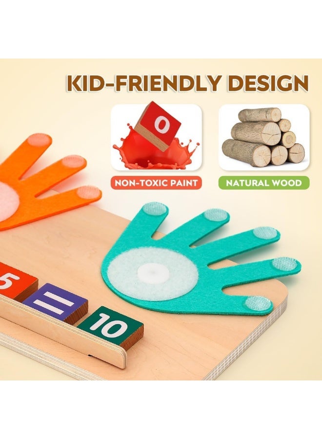 McDou Number Blocks Toys,Educational Learning Number Toy for Toddler,Montessori Math Counting Blocks Toys,Learning Counting Toy for kids - Image 5