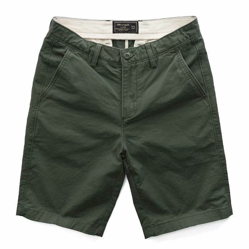 Hongxinjie summer texture washed mens casual shorts tide mens slim fit working pants tide a generation of hair Noirnoir - Image 2
