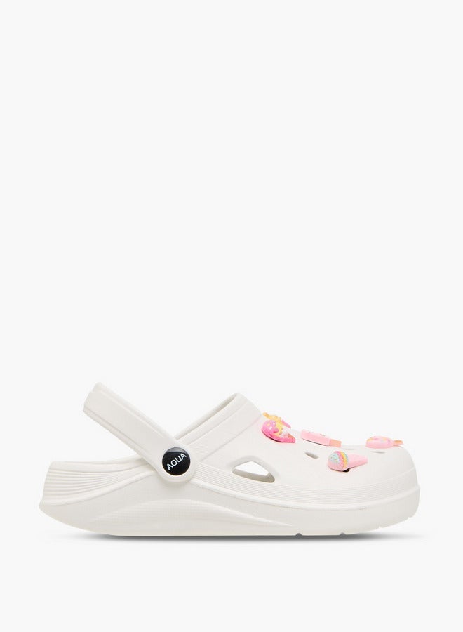 أكوا أحذية بناتي جيبيتز مزينة بشريط خلفي - Image 1