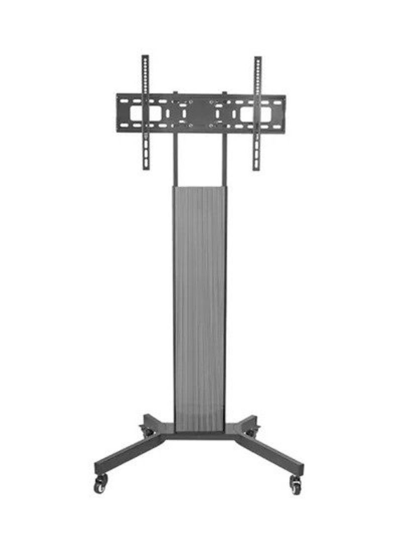 Tv Floor Mount Black Silver