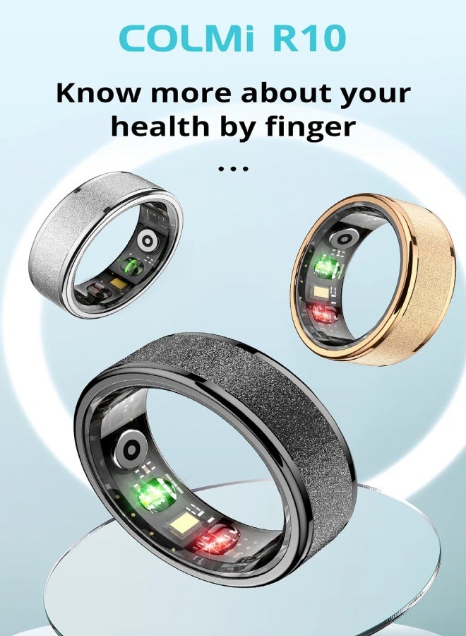 COLMI R10 Smart Ring with Charging Case for Men Women, Health and Sleep Monitor, 5ATM Waterproof Multi-sport Mode - Image 2
