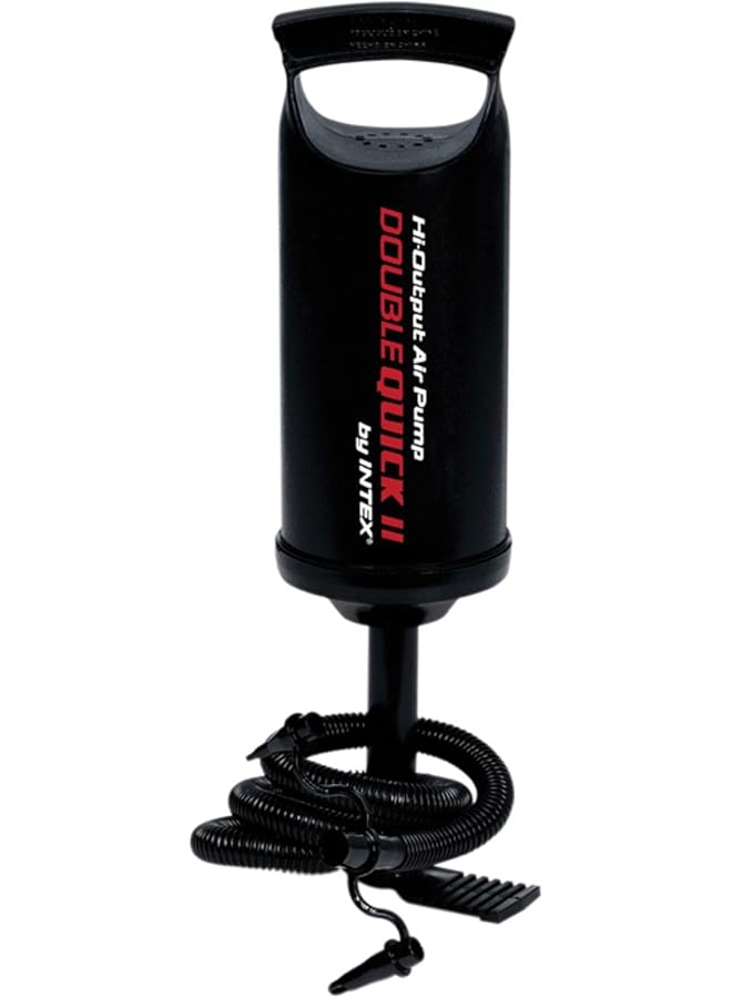 INTEX Double Quick Ii Hi Output Hand Air Pump Black - Image 1