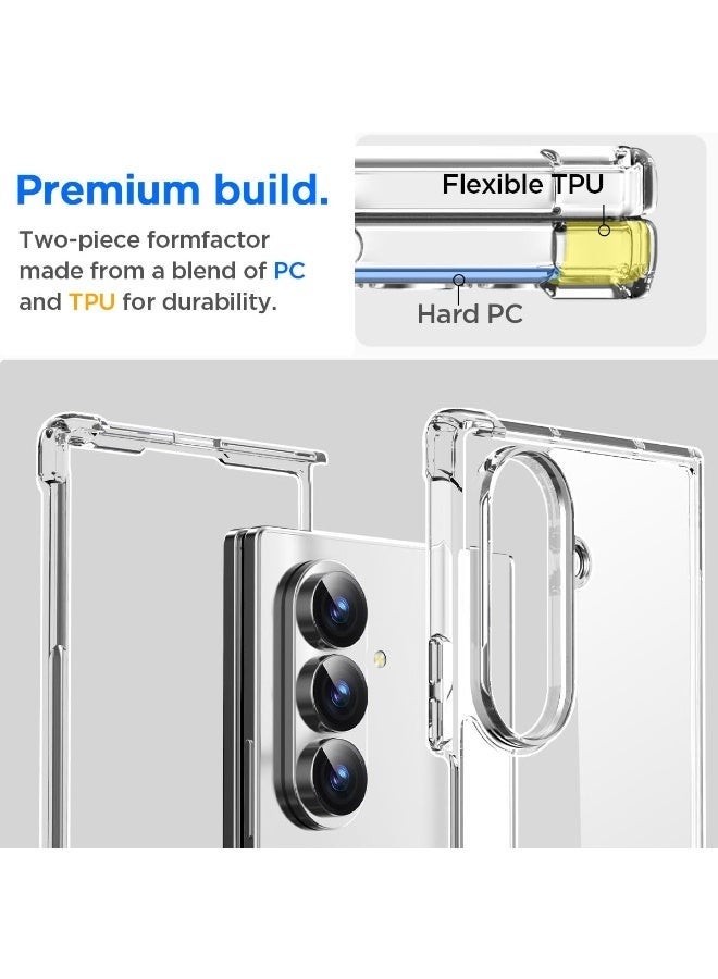 Digipace Ultra-Thin Clear Phone Case, for Samsung Galaxy Z Fold 7, Anti-Yellowing Hard PC Protective Cover with Slim Fit Design, Transparent Back Cover (Clear) - Image 4