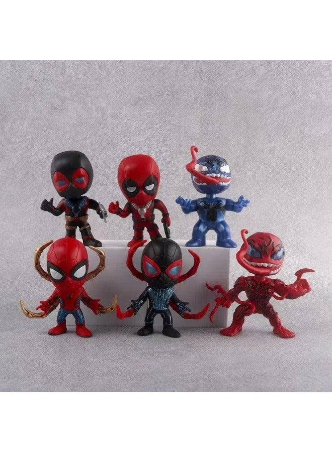 عام س نسخة من الرجل العنكبوت السم ديدبول اليد مكتب الصبي المنتقمون نموذج سطح المكتب سيارة الديكور - Image 1