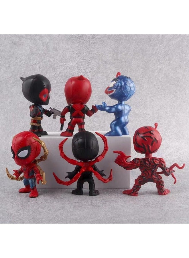 عام س نسخة من الرجل العنكبوت السم ديدبول اليد مكتب الصبي المنتقمون نموذج سطح المكتب سيارة الديكور - Image 3