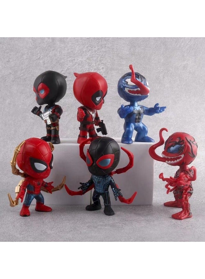 عام س نسخة من الرجل العنكبوت السم ديدبول اليد مكتب الصبي المنتقمون نموذج سطح المكتب سيارة الديكور - Image 2