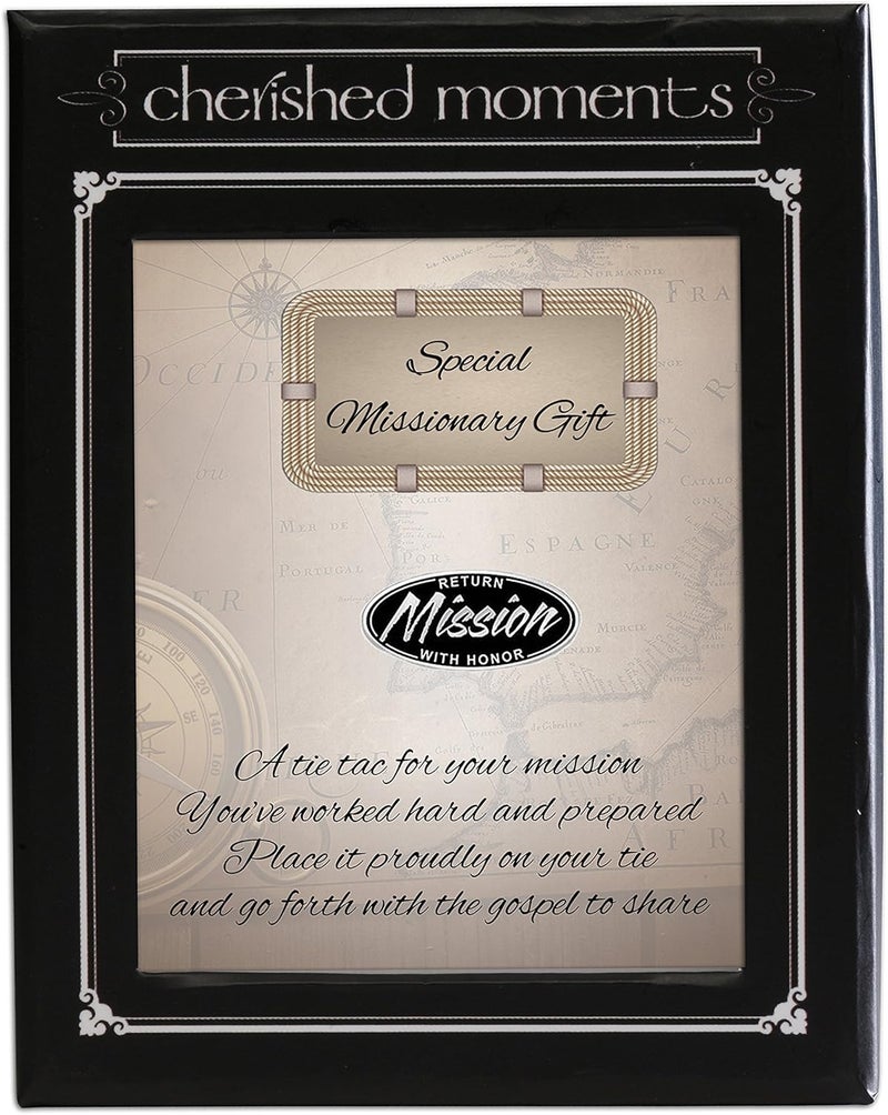 Cherished Moments Tie Tack for LDS Missionary Gift (Silver Tone) - Image 2
