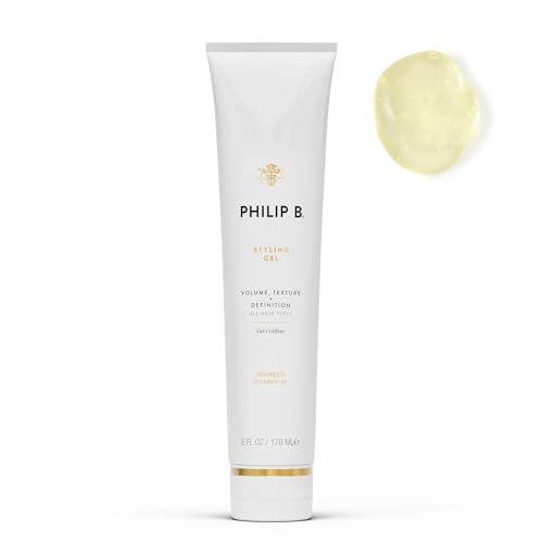 PHILIP B Styling Gel 6 oz 178 ml SoftHold Hair Gel Enhances Body and Texture for Definition and Curl - Image 1