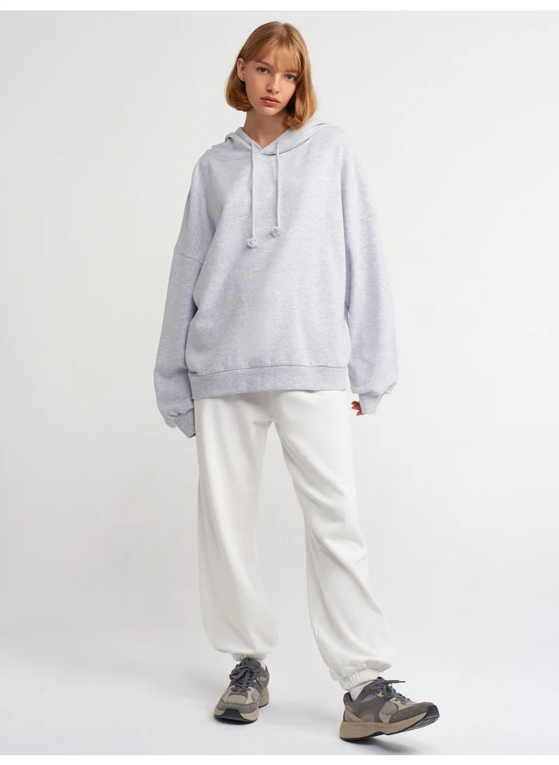 ديلفين 40142 Hooded Sweatshirt-Grey Melange