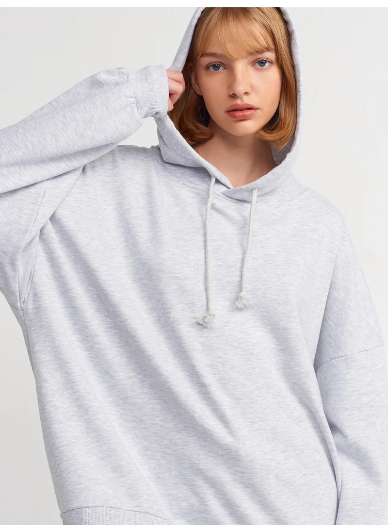 ديلفين 40142 Hooded Sweatshirt-Grey Melange