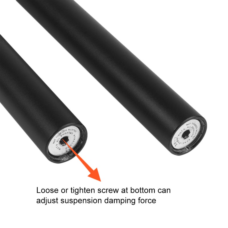 ZOOM Suspension Bike Seatpost Shock Absorber Seat Pole MTB Bike Seat Tube 31.6x350mm / 27.2x350mm Bike Seat Post - Image 2