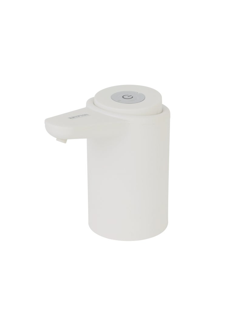 KRYPTON Rechargeable Water Pump- Simple Installation, for Gallon, Bottles/ Dispenser, can be Used at Home and Office/ Portable and Light-Weight with Easy One Button Mechanism and USB Charging KNWP5474 White - Image 3