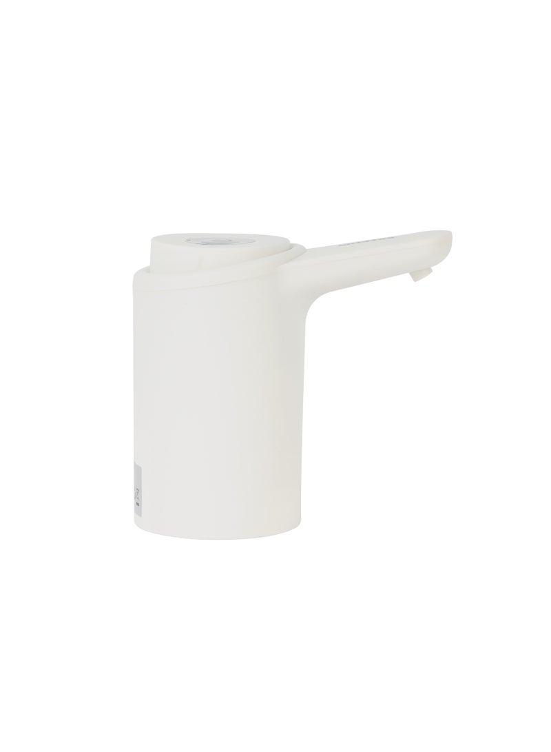 KRYPTON Rechargeable Water Pump- Simple Installation, for Gallon, Bottles/ Dispenser, can be Used at Home and Office/ Portable and Light-Weight with Easy One Button Mechanism and USB Charging KNWP5474 White - Image 2