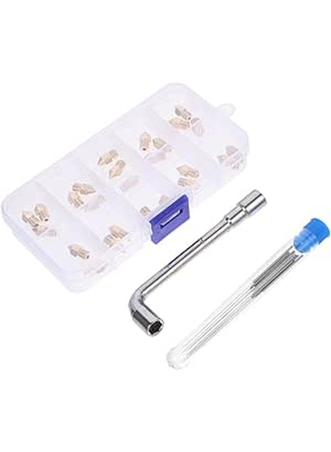 Replacement Cleaning Needles Kit For Printer Threaded Nozzles - Image 1