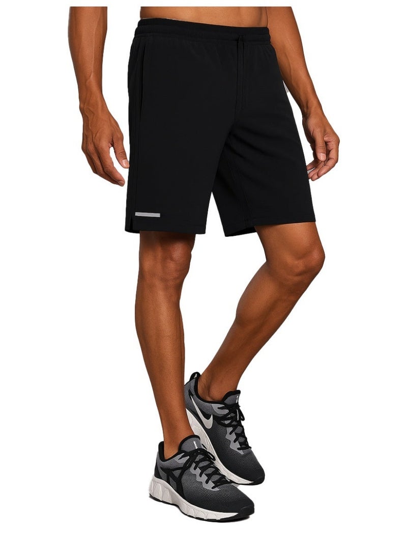 نايلتون شورت رياضي للرجال - شورت رياضي برباط وجيب جانبي للجري والجيم وممارسة التمارين الرياضية - خفيف الوزن وجيد التهوية - Image 1