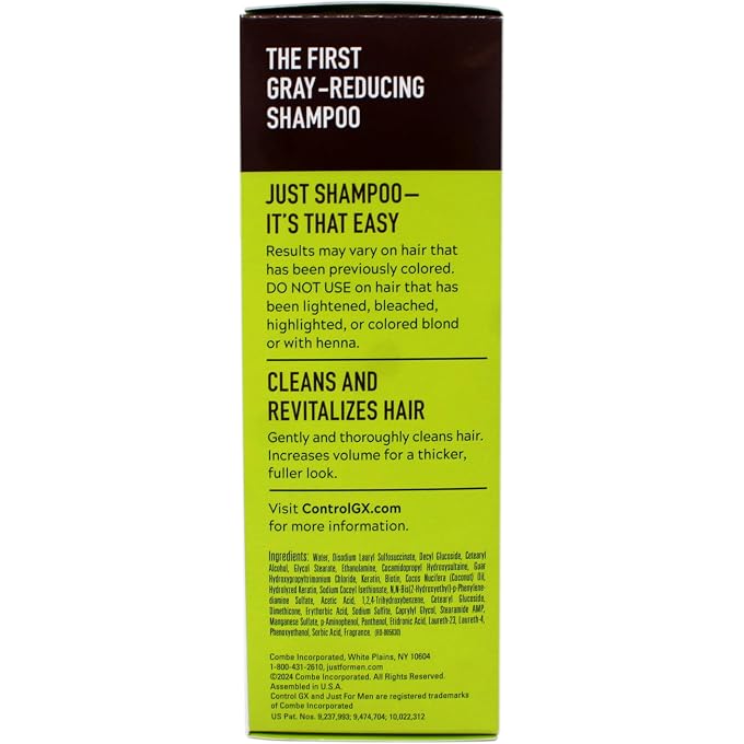 Just For Men Control GX Grey Reducing Shampoo, 5 Fluid Ounce - Image 3