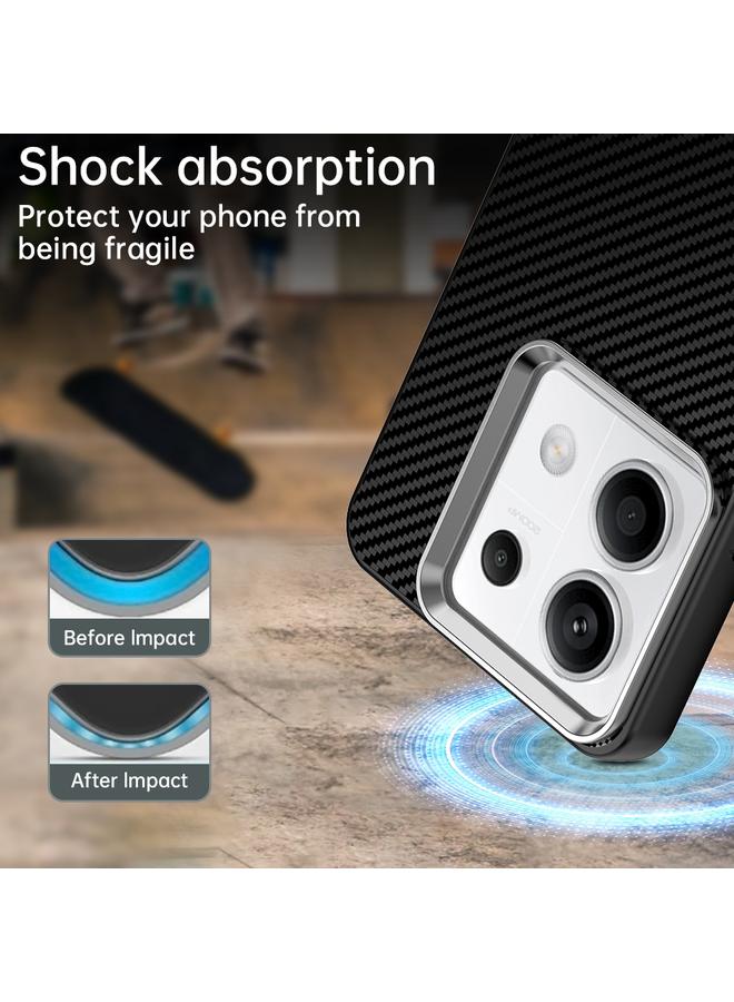 اس-توب جراب لهاتف Redmi Note 13 Pro 5G من سلسلة ألياف الكربون IMD - Image 3