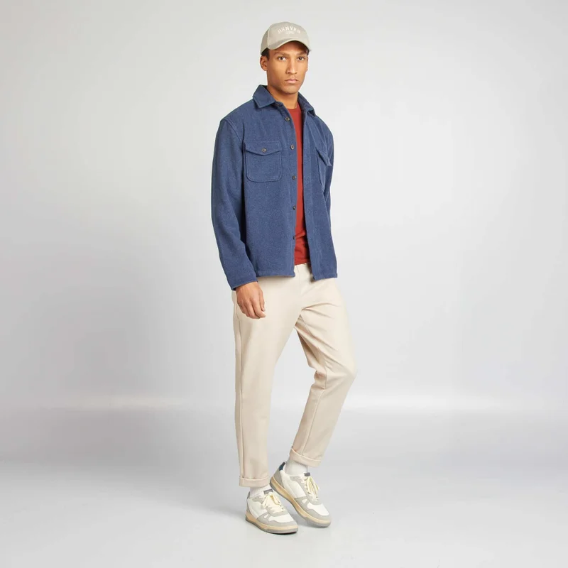Kiabi Flannel Overshirt Blue