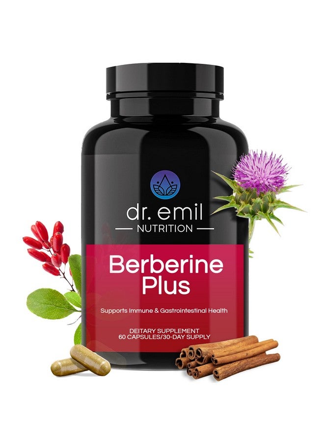 DR EMIL NUTRITION كبسولات د. إميل بيربرين 500 ملغ مكمل بيربرين مع زيت القرفة Mtc و سيليمارين - Image 1