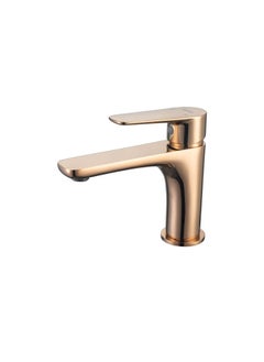 DANUBE HOME Milano Calli Basin Mixer With Pop Up Waste Rose Gold 