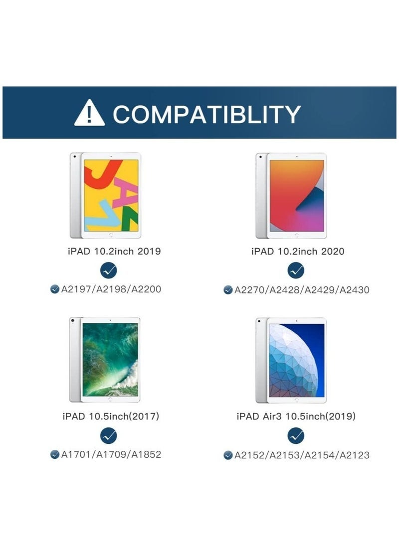 Gravity 10.2 8th/7th for 2020/2019 iPad Keyboard Case with Trackpad - Folio Cover for 2017 iPad Pro 10.5 inch & 2019 iPad Air 3 10.5" - Image 2