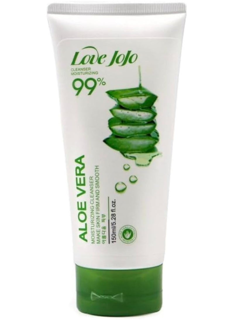 Love JoJo Love Jojo Aloe Vera 99% Moisturizing Cleanser - Your Skin will be Soft & Well-Moisturized - 150 ml  - Image 1