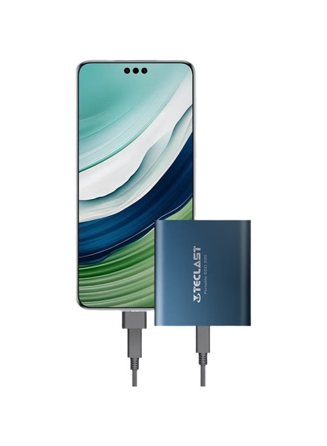 Teclast 1tb Portable Solid State Drive (pssd), Type-c Interface, Usb3.2 Direct Connection To Phones, S20 Series, 500mb/s - Image 2