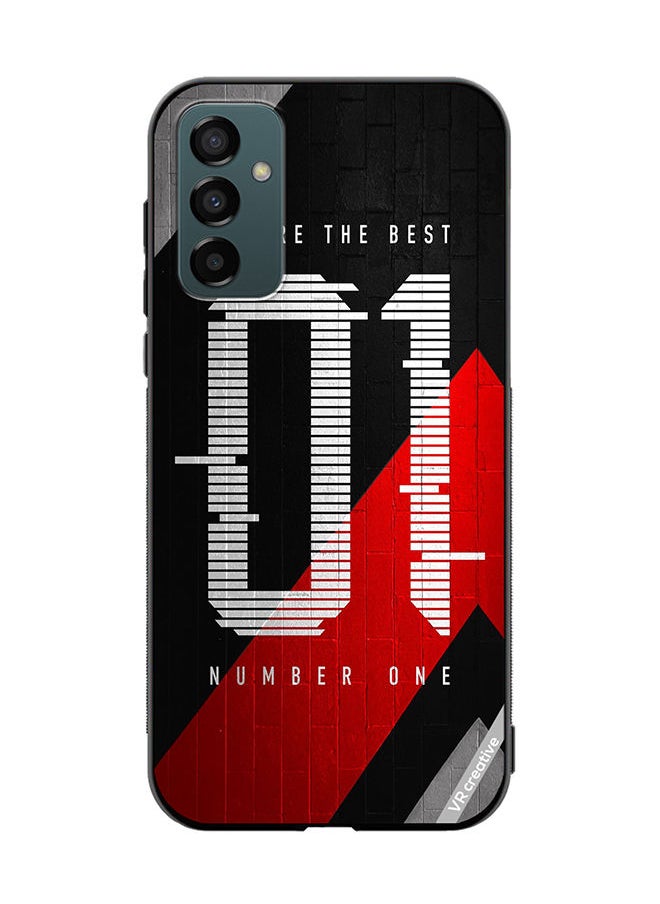 VR CREATIVE - Protective Case Cover For Samsung Galaxy F13/M13 Number One Design Multicolour - Image 1