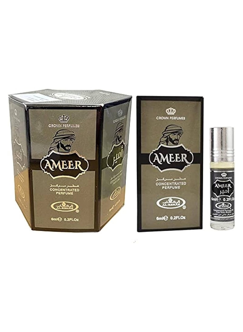 الرحاب للعطور زيت عطري مركز من أمير مان، 6 مل (عبوة من 6 قطع) - Image 2
