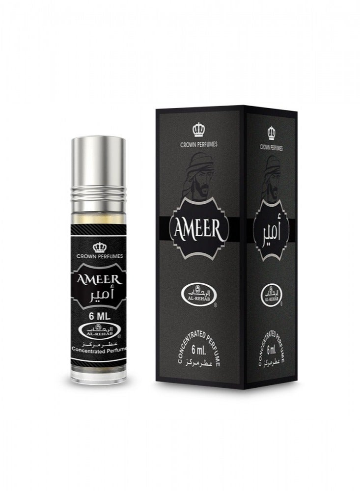 الرحاب للعطور زيت عطري مركز من أمير مان، 6 مل (عبوة من 6 قطع) - Image 3