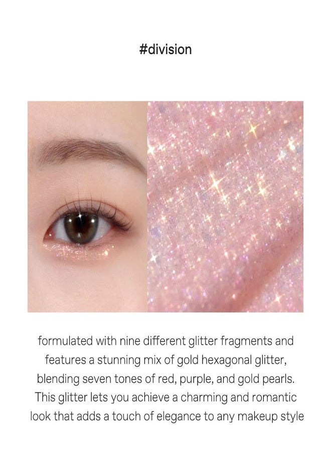 glow shattered glass glitter #division : Long Lasting, Shimmering Eye Glitter, Liquid Glitter Eyeshadow & Highlighter with Precision Applicator, 0.1 oz - Image 5