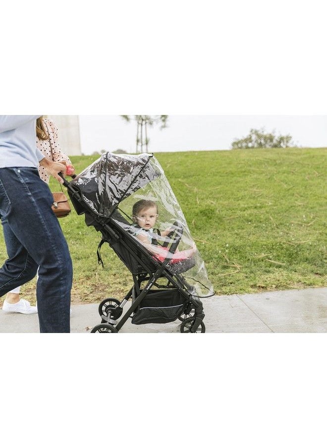 Inglesina Quid Stroller Rain Cover & Shield For Toddler Baby & Infant Waterproof Lightweight & Compact Accessory For Cold Weather Wind Winter Summer & Travel Clear  - Image 4