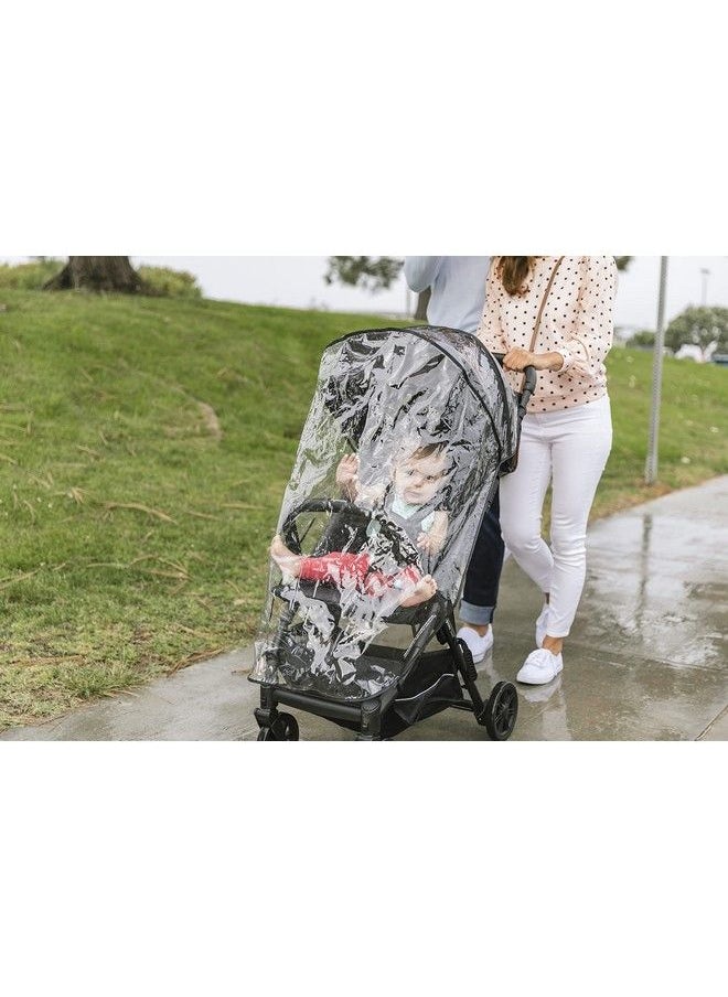 Inglesina Quid Stroller Rain Cover & Shield For Toddler Baby & Infant Waterproof Lightweight & Compact Accessory For Cold Weather Wind Winter Summer & Travel Clear  - Image 3