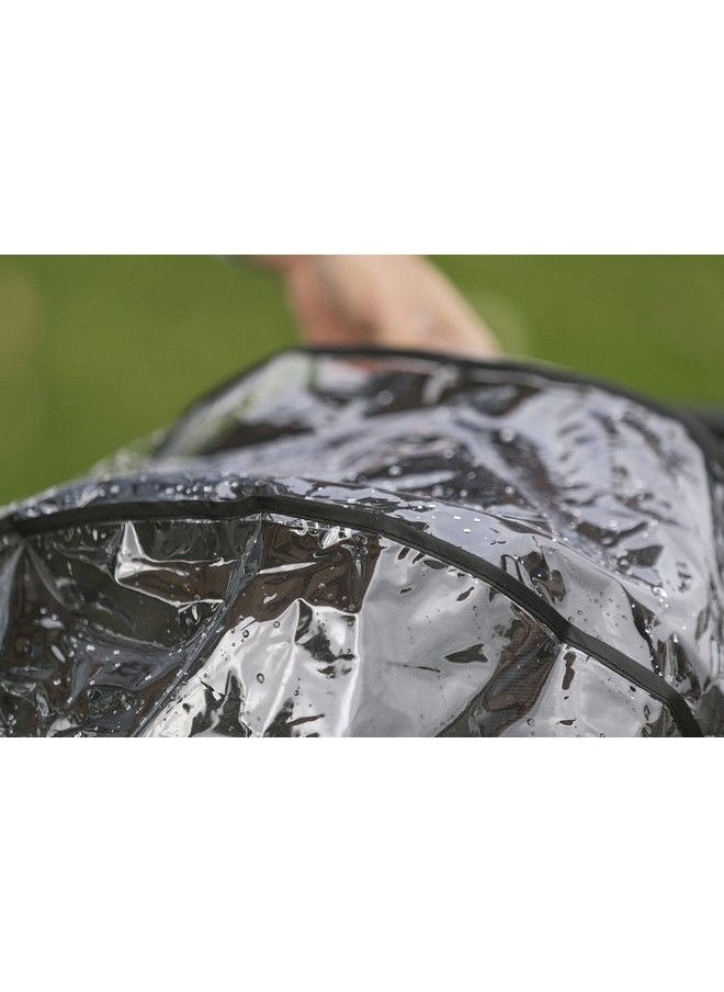 Inglesina Quid Stroller Rain Cover & Shield For Toddler Baby & Infant Waterproof Lightweight & Compact Accessory For Cold Weather Wind Winter Summer & Travel Clear  - Image 5