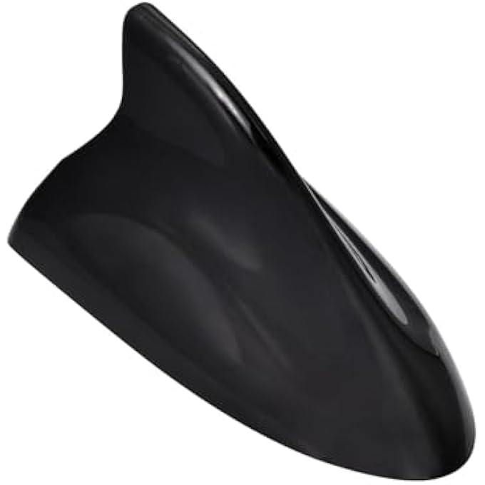 rayihni غطاء هوائي زعنفة سمكة القرش للسيارة، هوائي راديو FM AM ستيريو عالمي مع لاصق، هوائيات زعنفة سمكة القرش المثبتة على السقف للسيارات والشاحنات والسيارات الرياضية متعددة الاستخدامات - Image 2