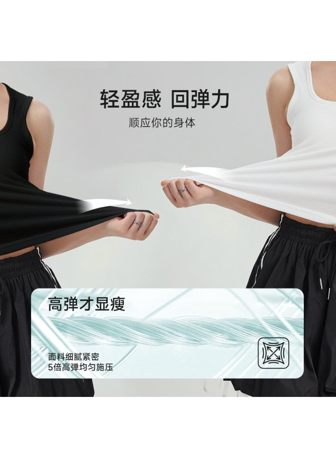 Top melon Padded Women'S Basic Camisole, Versatile High-Elasticity Slim-Fit Tank Top For Layering Or Outerwear - Image 3