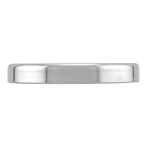 Master Magnetics عبوة مغناطيس قاعدة سيراميك دائرية من ماستر ماغنيتيكس - مغناطيسات قوية ثقيلة - سحب 95 رطل لكل واحدة - مطلية بالنيكل - قطر 3.20 بوصة - ثقب 0.270 بوصة - سمك 0.445 بوصة - عبوة من 2 - Image 4