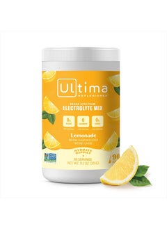 Ultima Replenisher Daily Electrolyte Drink Mix – Lemonade, 90 Servings – Hydration Powder with 6 Key Electrolytes & Trace Minerals – Keto Friendly, Vegan, Non-GMO & Sugar-Free Electrolyte Powder  - Image 1