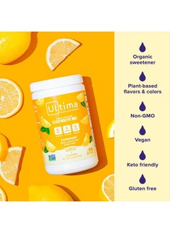 Ultima Replenisher Daily Electrolyte Drink Mix – Lemonade, 90 Servings – Hydration Powder with 6 Key Electrolytes & Trace Minerals – Keto Friendly, Vegan, Non-GMO & Sugar-Free Electrolyte Powder  - Image 4