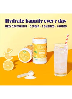 Ultima Replenisher Daily Electrolyte Drink Mix – Lemonade, 90 Servings – Hydration Powder with 6 Key Electrolytes & Trace Minerals – Keto Friendly, Vegan, Non-GMO & Sugar-Free Electrolyte Powder  - Image 2