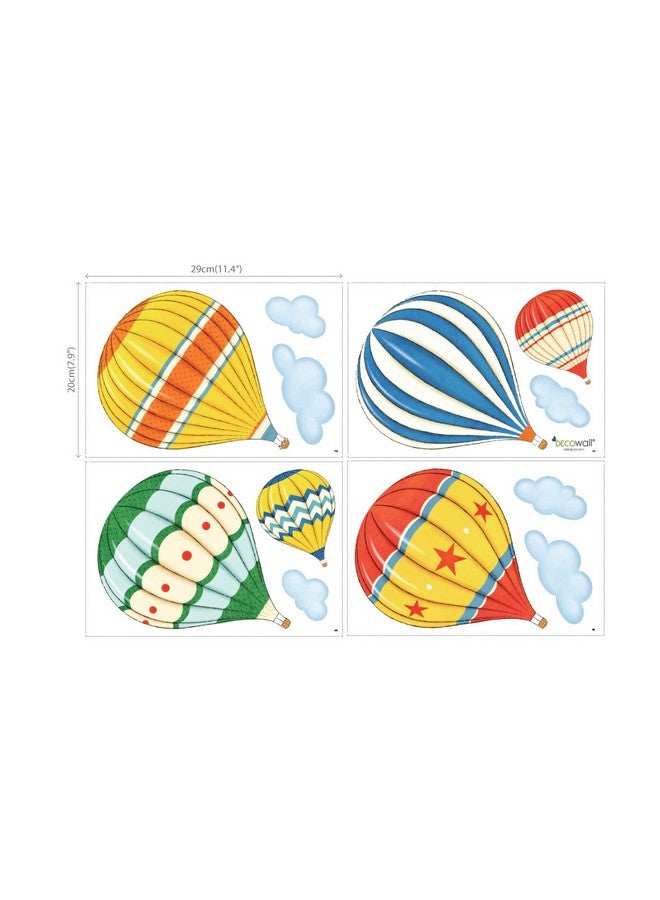 ديكو وال Ds8011 بالونات الهواء الساخن الملونة للأطفال ملصقات الحائط ملصقات الحائط القابلة للتقشير واللصق ملصقات الحائط القابلة للإزالة للأطفال وغرفة نوم الأطفال وغرفة المعيشة (صغير) D?Cor - Image 5