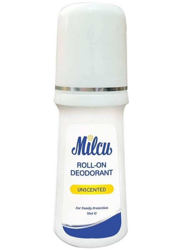 Milcu - "Milcu Unscented Deo Roll On 50ml" - Image 1