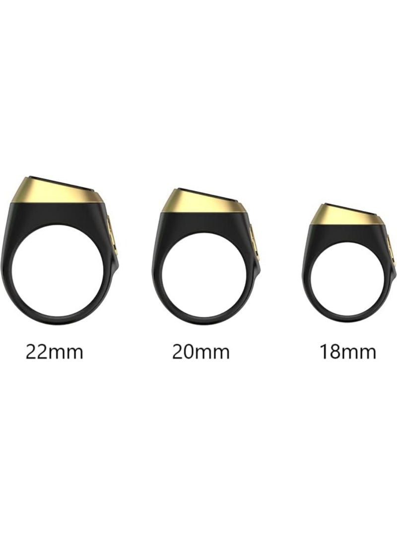 Smart Tasbih Zikr Ring Muslim Prayer Timing Reminder OLED Display Tasbih Counter Waterproof Smart Ring