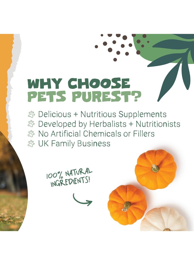 Pets Purest Pumpkin Powder for Dogs - 250g 100% Pure Pumpkin Powder Dog Food Topper, Naturally Rich in Prebiotics & Fibre for Dogs Gut Health & Healthy Stools - Image 4